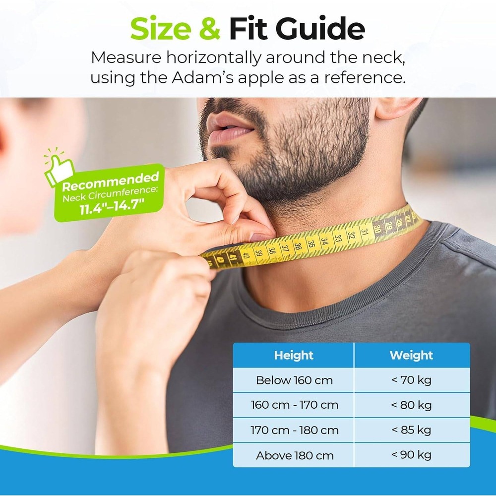 Inflatable Neck Stretcher Cervical Traction Device for Neck Pain Relief - Picture 3 of 8